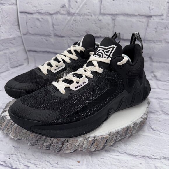 Nike Giannis Black Holographic Mens Basketball Shoes Sz 10.5 Excellent Condition - Picture 1 of 14